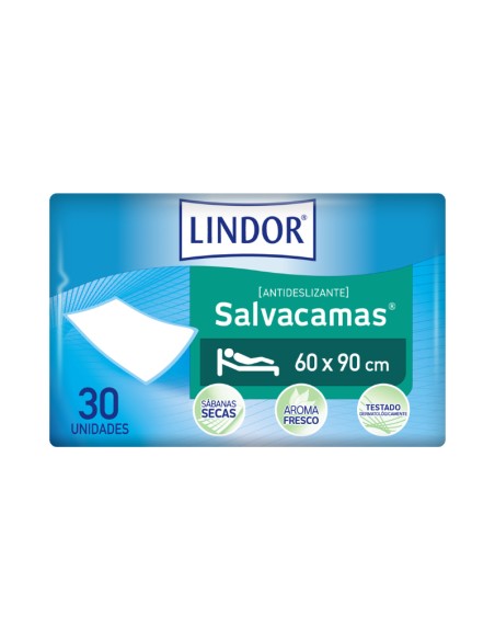 Lindor Salvacamas Antideslizante 60x90cm 30uds