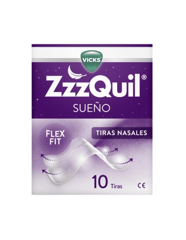 ZzzQuil 10 Tiras Nasales para mejorar la respiración