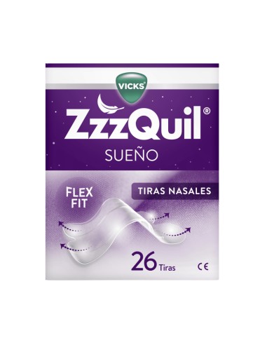 ZzzQuil 26 Tiras Nasales para mejorar la respiración