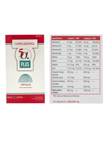 Complidermol 5Alfa Plus 60 Cápsulas Complidermol 5Alfa Plus 60 Cápsulas