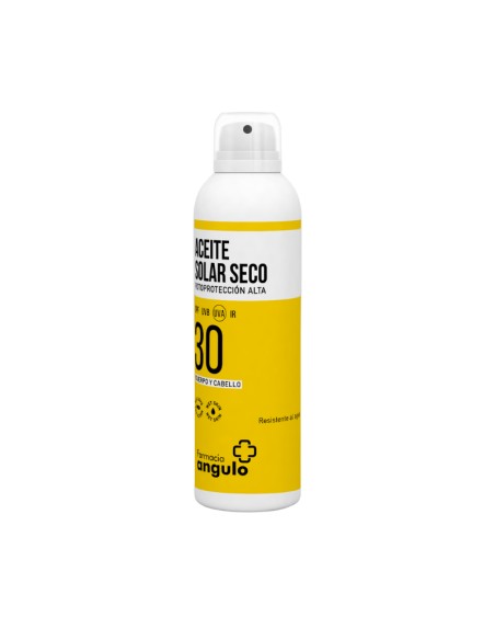 Angulo Aceite Solar SPF30 Cuerpo y Cabello 150 ml