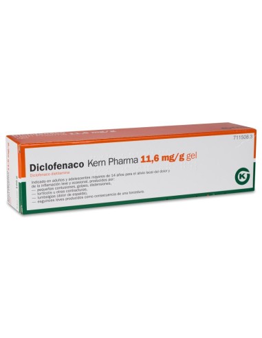 Diclofenaco Kern Pharma 11,6mg/g 100... Diclofenaco Kern Pharma 11,6mg/g 100...