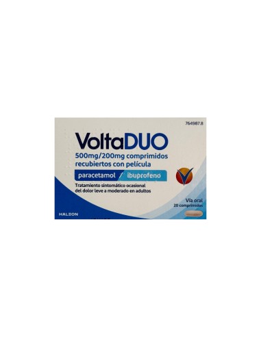 VoltaDuo 500mg/200mg 20 comprimidos