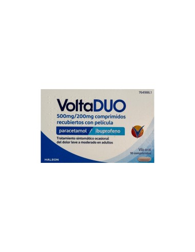 VoltaDuo 500mg/200mg 10 comprimidos