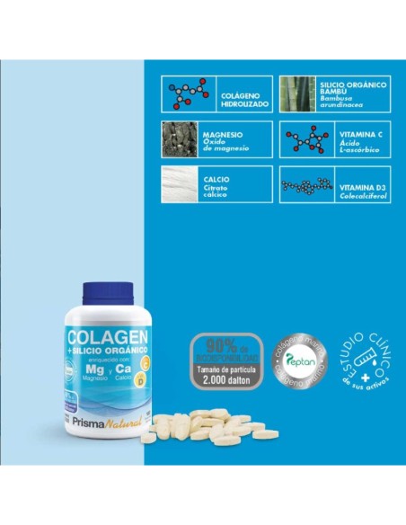Prisma Natural Colagen + Silicio Orgánico Peptan 180 comprimidos