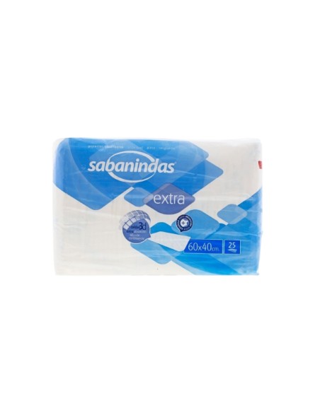 Sabanindas Protector absorbente 60x40 25 unidades
