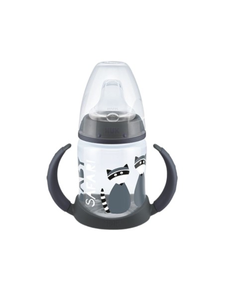 NUK Biberón Entrena FC PP 150ml Baby Safari Silicona 6-18 m