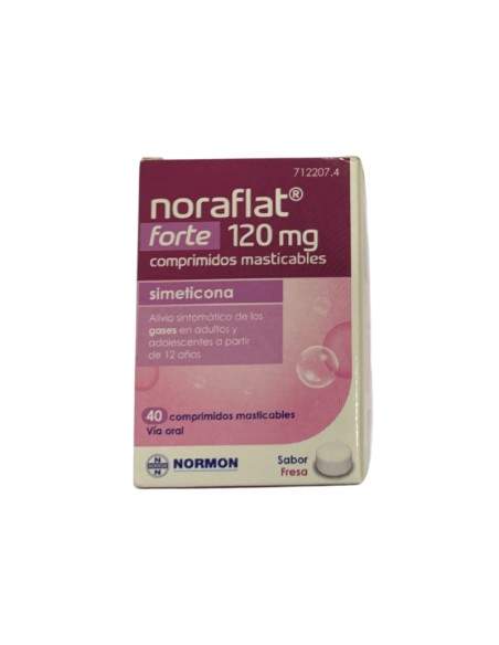 Noraflat Forte Simeticona Normon 120 mg 40 comprimidos masticables