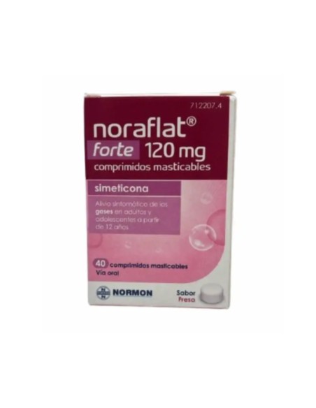 Noraflat Forte Simeticona Normon 120 mg 40 comprimidos masticables