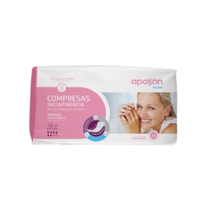 Aposan mujer compresas...