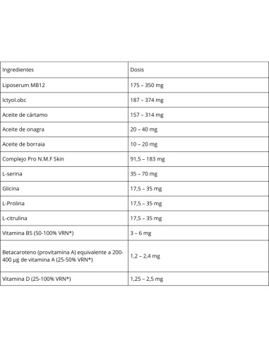 NHCO AminoSkin Nutrition 42 cápsulas