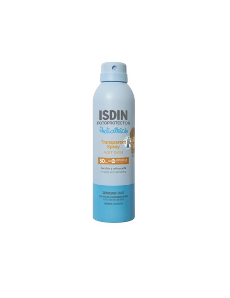 Isdin Fotoprotección Transparent Spray Wet Skin Pediatrics SPF50 250 ml