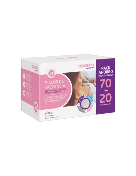 Aposan Discos de Lactancia 90 unidades