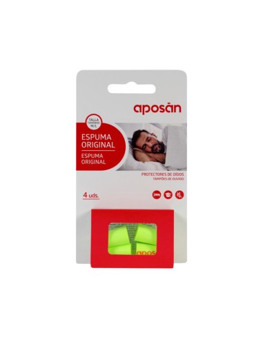 Aposan Tapones Espuma M/L 4 unidades