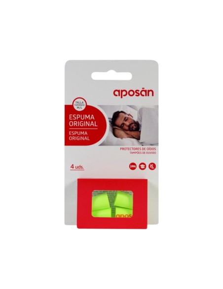 Aposan Tapones Espuma M/L 4 unidades