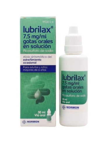 Lubrilax 7.5 mg/ml gotas orales 30 ml
