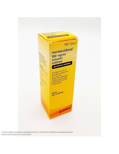 NORMOVIDONA 100 MG/ML SOLUCION TOPICA... NORMOVIDONA 100 MG/ML SOLUCION TOPICA...