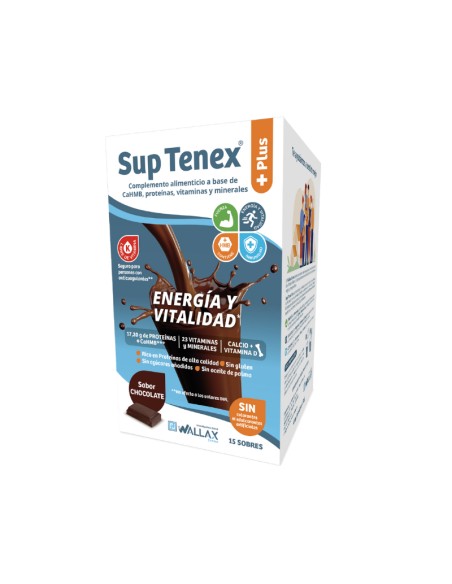 Wallax Sup Tenex Plus Chocolate 15 sobres