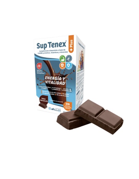 Wallax Sup Tenex Plus Chocolate 15 sobres