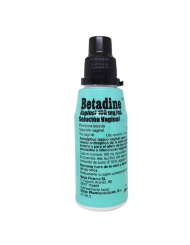 Betadine Vaginal solución tópica 125 ml Betadine Vaginal solución tópica 125 ml