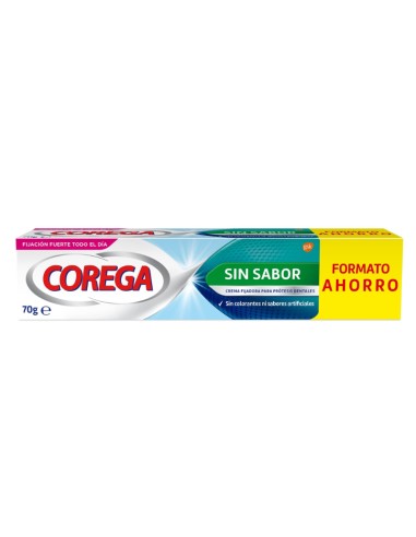 Corega Crema de Fijación Sin Sabor 70gr Corega Crema de Fijación Sin Sabor 70gr