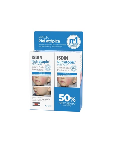 Isdin Nutratopic Duplo Crema Facial 2x50 ml
