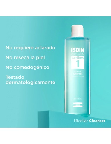 Isdin Acniben Limpiador Micelar 400 ml Isdin Acniben Limpiador Micelar 400 ml