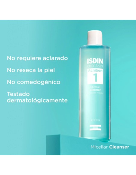 Isdin Acniben Limpiador Micelar 400 ml