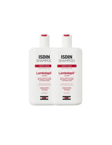 Isdin Lambdapil Duplo Champú Anticaída 2x400 ml
