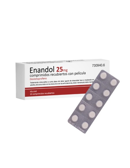 Enandol 25 mg 10 Comprimidos