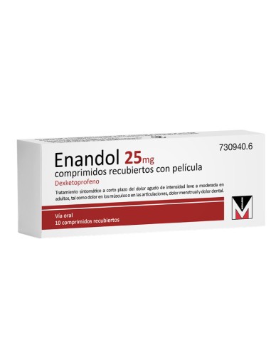 Enandol 25 mg 10 Comprimidos