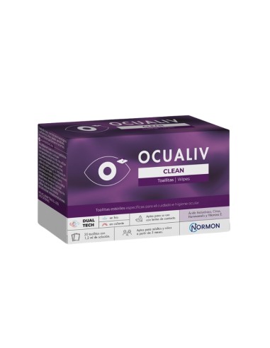 Ocualiv normovisión 30 Toallitas