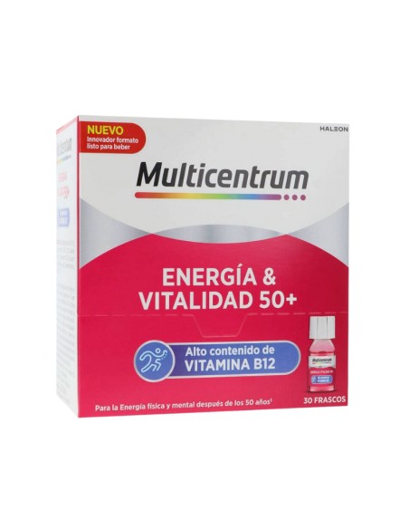 Multicentrum Energía & Vitalidad 50+ 30 frascos