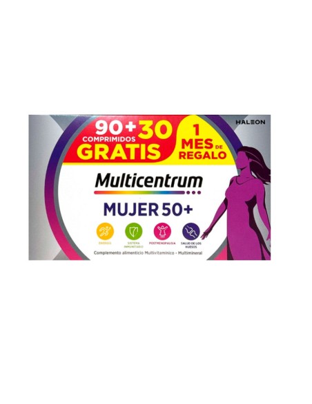 Multicentrum Mujer 50+ Promo 90+30 comprimidos