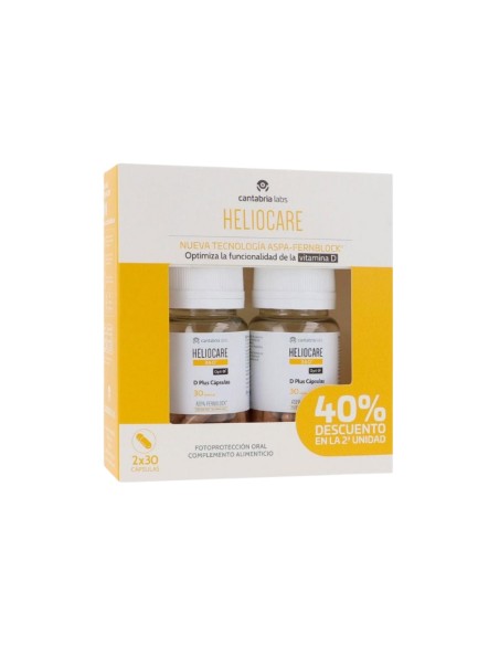 Heliocare Duplo D Plus 2x30 cápsulas