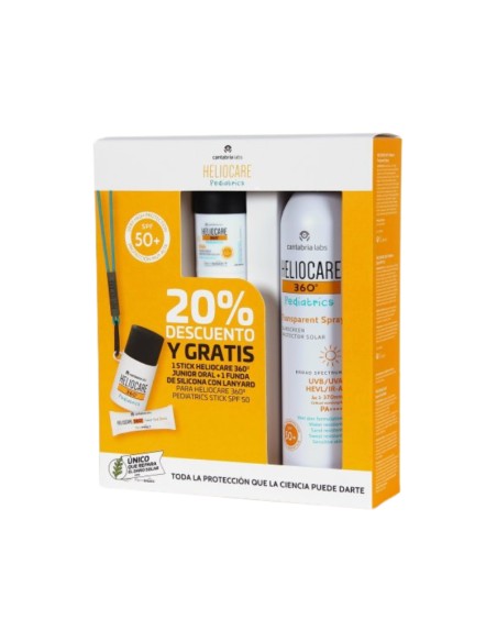 Heliocare Pack Pediatrics Spray 200 ml + Stick 25 g