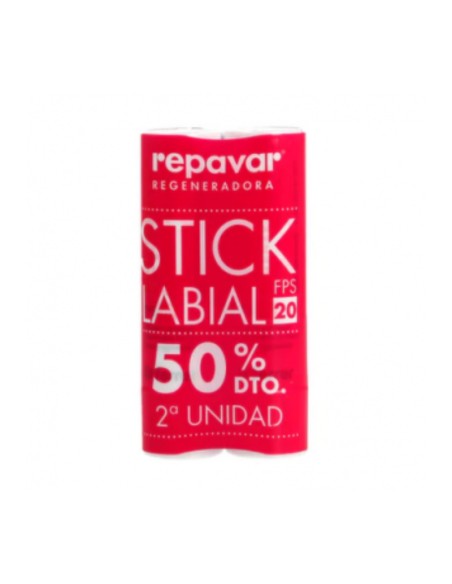 Repavar Regeneradora Duplo Stick Labial 2x4 g