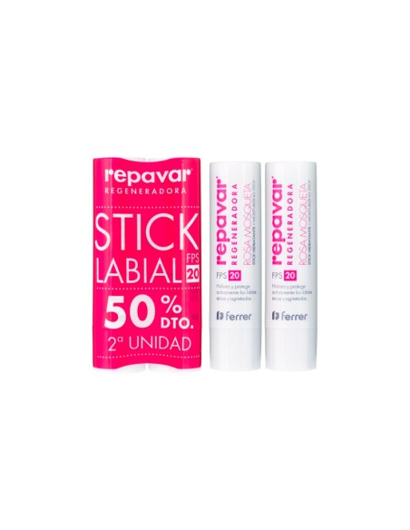 Repavar Regeneradora Duplo Stick Labial 2x4 g
