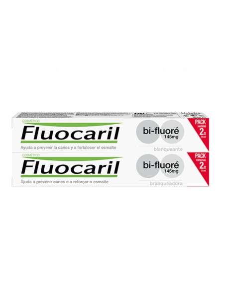 Fluocaril Bi-fluore Blanqueador 145g 2x75ml