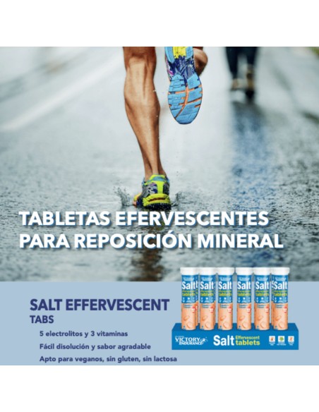 Victory Endurance Sales Minerales 15 tabletas efervescentes sabor Melocotón/Fruta de la Pasión