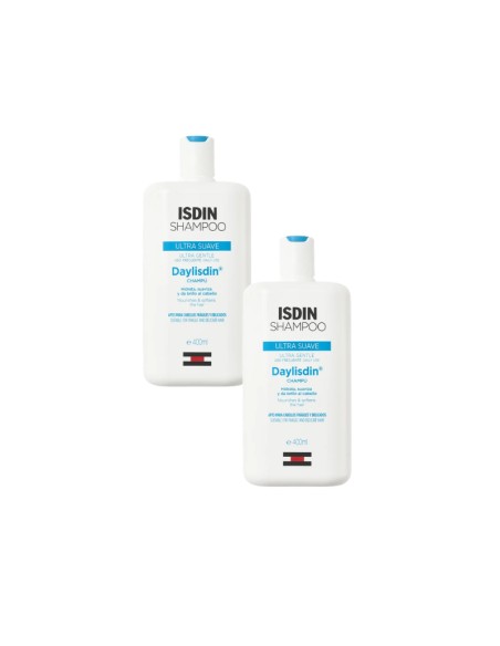 Isdin Daylisdin Duplo Champú Ultra Suave 2x400 ml