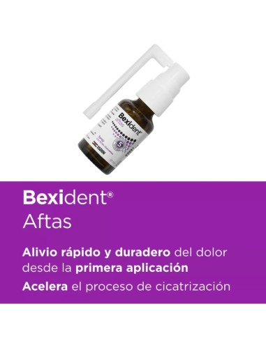 Bexident Aftas spray bucal protector... Bexident Aftas spray bucal protector...
