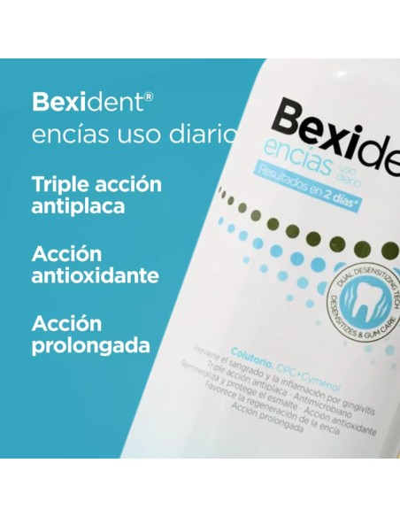 Bexident Encías Uso Diraio Duplo Colutorio 2x500 ml