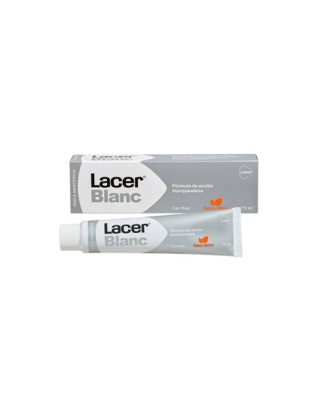 LacerBlanc Pasta Dental Blanqueadora 75 ml sabor Citrus