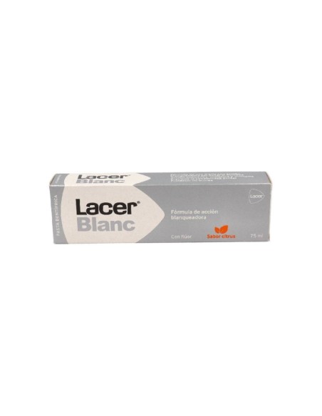 LacerBlanc Pasta Dental Blanqueadora 75 ml sabor Citrus