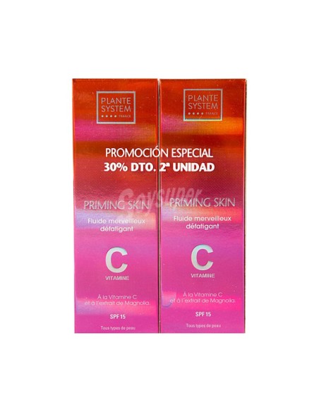 Arkopharma Duplo Priming skin crema desfatigante vitamina c 2x30ml