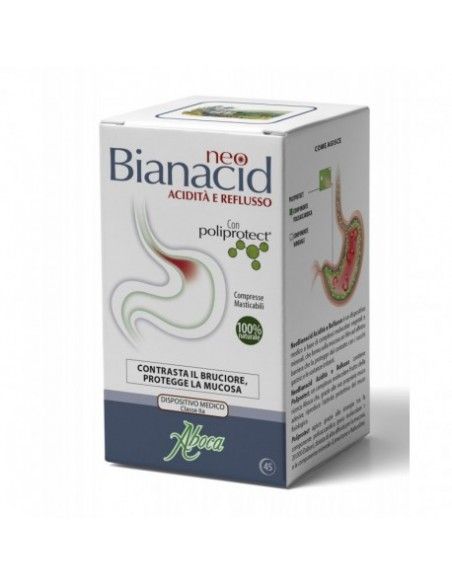 Aboca Neobianacid Acidez y Reflujo 45 Comprimidos