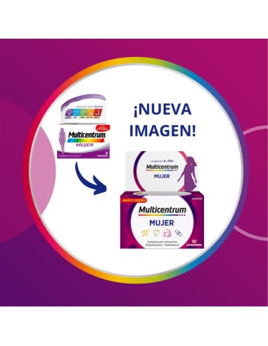 Multicentrum Mujer 30 comprimidos Multicentrum Mujer 30 comprimidos