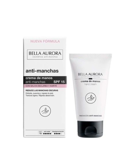 Bella Aurora Crema de Manos Anti-Manchas SPF15 75ml