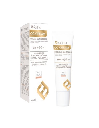 Farline CC Cream SPF30+ Nº2 Tono...